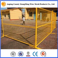 6x9.5ft construction fencing welded panel Canada powder coated temporary fence