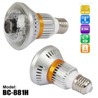 HD960P Wireless Bulb-shaped P2P IP  Camera with Invisible IR Light