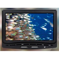 7-inch TFT/LCD Rear Seat Monitor with Restive Touch Function, IP54 Rated Front Cover(VT-788)