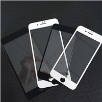 Factory Wholesale Mobile Phone Accessories Soft Silica Edge Silk-Screen Glass Protector For iphone7
