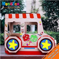 Novelty Cardboard Hand-Painting Candy Truck For Kids Promotional Gifts