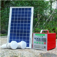 10W Solar Home Lighting System with Dimmable Function