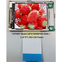 MCU Interface TFT LCD Module with 1.8 Inch Size (LMT018)