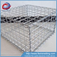 Anping factory price galvanized welded gabion mesh / gabion box