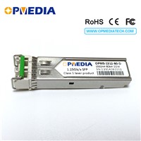 1000BASE-ZX SFP transceiver,1.25G 1550nm 80km SFP optical module with LC connector and DDM function
