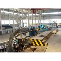 Upward continuous casting system for oxygen-free copper material production