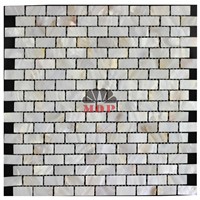 brick artistic shell slab wall tile bathroom