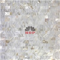 seamless white wall mosaic shell board bars