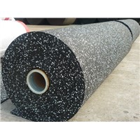odorless gym rubber flooring rolls for home gym and commercial gyms