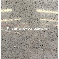 Grey Mirror High Quality China Quartz Stone Slab Solid Surface