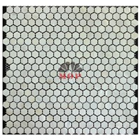 hexagon decoration tile shell panel bathroom