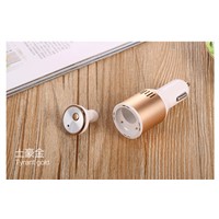 2 in 1 Wireless Bluetooth  In-Ear  Car Charger   Bluetooth  Headset Earphone  Air cleaner