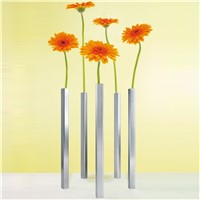 Magnet Flower Vase, Square Aluminum Flower Vase