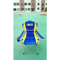 Quilted Deluxe Foldable Camping Arm Chair
