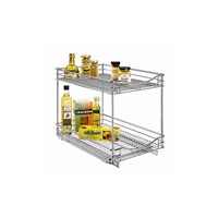 Wire Drawer, Roll Out, Double Tier, KD Design