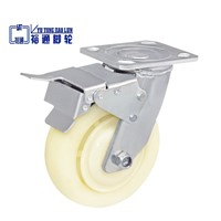 Nylon casters with protecting cover