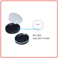 Round blush container, compact powder case, cosmetic powder case