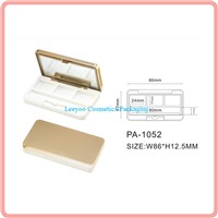 Square 3 color eyeshadow palette case eyeshadow case