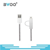 Hot-Selling USB Cable 2 in 1 Multi Function Date Cable with High Quality