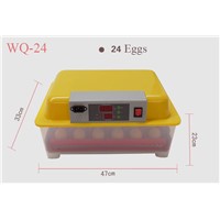 Hot Selling WeiQian Brand Home Use Mini 24 chicken egg Incubator,20 eggs mini egg hatcher