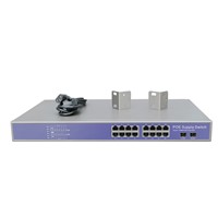 16 Gigabit POE + 2 SFP CCTV Ethernet POE Switch