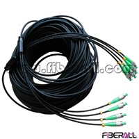FA-APC-FAFAS04,Indoor Armored Multi-fiber Patch Cable,FC/APC-FC/APC,SM,4F