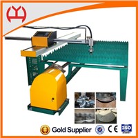 High accuracy steel round cutting machine with THC
