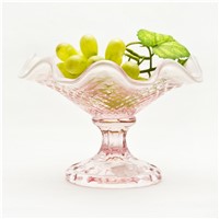 Elegant Appearance Flower Shape Disposable Glass Ice Cream Cup