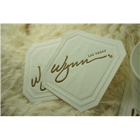 advertised hot stamping absorbent paper coaster