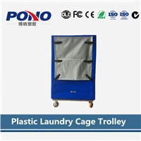 high quality laundry cage trolley for cloth collection,popular in hotel and laundry center