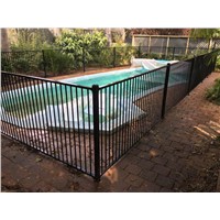 Factory Supply Cheapest Balck Powder Coated Iron Steel Temporay Pool Fence