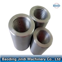 high quality 45# carbon steel material threaded mechanical splicing rebar coupler