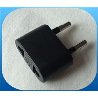 Small Europe Russia plug with socket adapter (YK314)