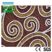 different parterns designed raw material polyester fiber acoustic panel for villa