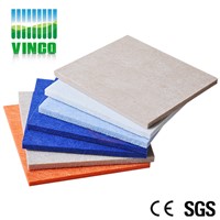 polyester fiber cotton made polyester fiber panel for hotel or KTV