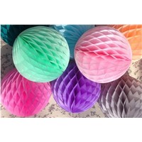 Assorted Color Paper Honeycomb for Indoor Decoration