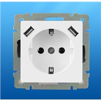 2016 new style Electrical wall USB socket (YKM024)
