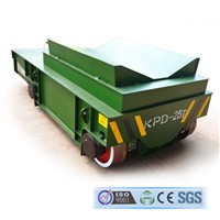 China Manufacturer V Frame Rounded Material Handling Electric Rail Cart