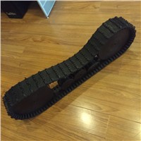 robot Rubber track 100*20*76 with 250mm diameter sprockets