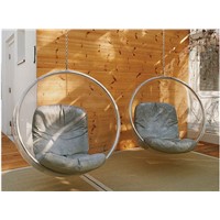Hot Fiberglass Scoop Balloon Hanging Chair LAN013