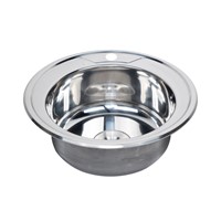 Hot Sale Single Round Bowl Stainless Steel Sink WY-490