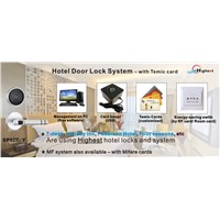 Hotel Electronics RF Card Lock with Management System