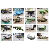 Detachable hydraulic Low Flatbed low bed Semi Trailer