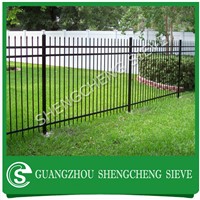 Cheap metal ornamental panels galvanized wrought iron fence wholesale