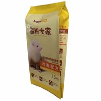 pet food plastic package ,little dog food stand up zipper bag