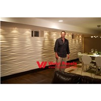 Home Depot 3D Wall Panels-3D Wave Wall Panels WY-301