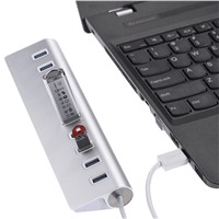 High Speed 10 Port USB 3.0 USB Hub Aluminum usb 3.0 hub for iMac, MacBook, MacBook