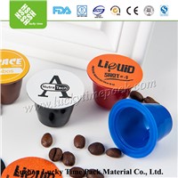 10ml plastic capsule for coffee, Nespresso coffee capsule for coffee vending machine