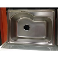 New! Special design large bowl stainless steel sink without faucet WY-5843