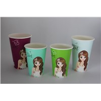 Beverage Use and Paper Material A fast food restaurant paper cups